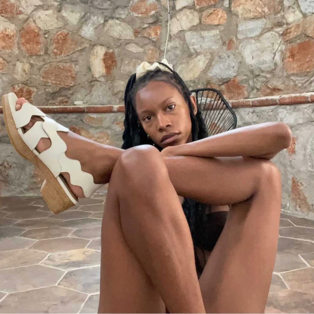 COPY - Beklina Wiggle Clog Off White